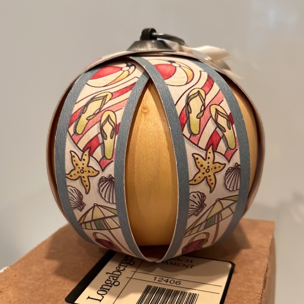 Longaberger Ornament - 2012 Beach Ornament NWT and NIB